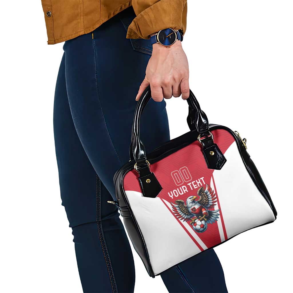 Custom Austria Football Shoulder Handbag Das Team With Eagle Mascot