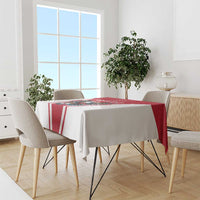 Custom Austria Football Tablecloth Das Team With Eagle Mascot - Wonder Print Shop