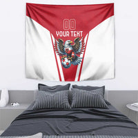 Custom Austria Football Tapestry Das Team With Eagle Mascot - Wonder Print Shop