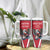 Custom Austria Football Tumbler With Handle Das Team With Eagle Mascot - Wonder Print Shop