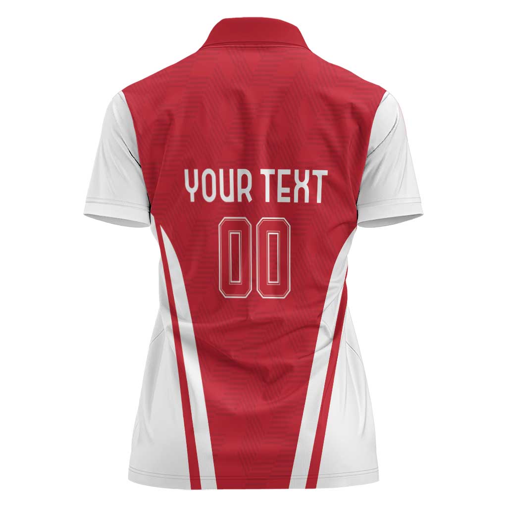 Custom Austria Football Women Polo Shirt Das Team With Eagle Mascot - Wonder Print Shop