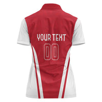 Custom Austria Football Women Polo Shirt Das Team With Eagle Mascot - Wonder Print Shop