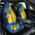 Ukraine Statehood Day 1918 Car Seat Cover Coat Of Arms With Ukrainian Folk Pattern