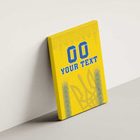 Custom Ukraine Football Canvas Wall Art Come On Zbirna Yellow Version