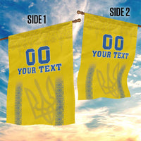 Custom Ukraine Football Garden Flag Come On Zbirna Yellow Version