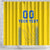 Custom Ukraine Football Shower Curtain Come On Zbirna Yellow Version