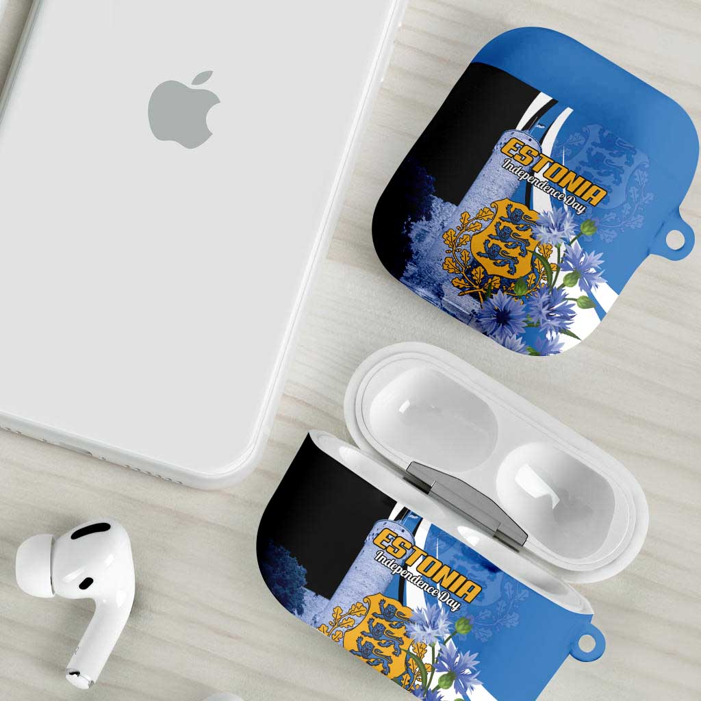 Estonia Independence Day AirPods Case Pikk Hermann Tower Estonian Pride