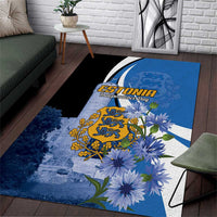 Estonia Independence Day Area Rug Pikk Hermann Tower Estonian Pride