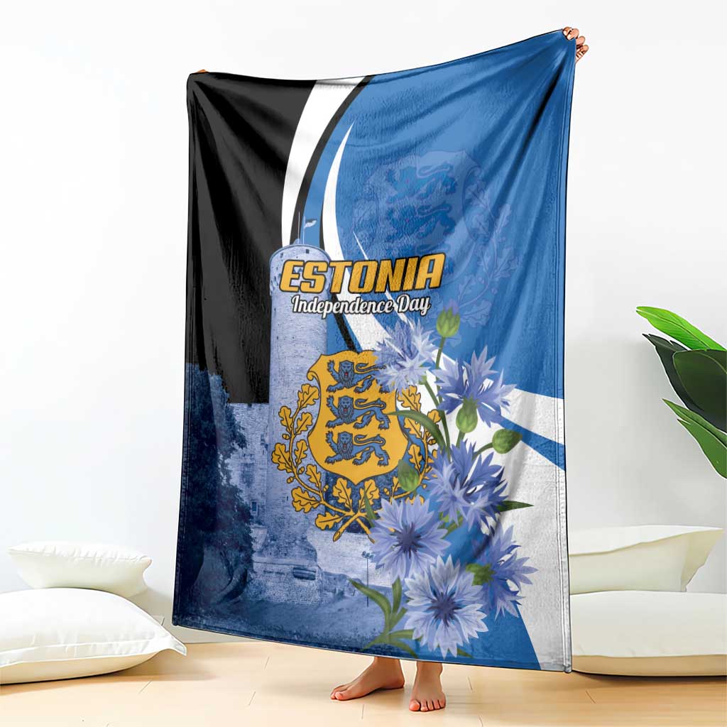 Estonia Independence Day Blanket Pikk Hermann Tower Estonian Pride
