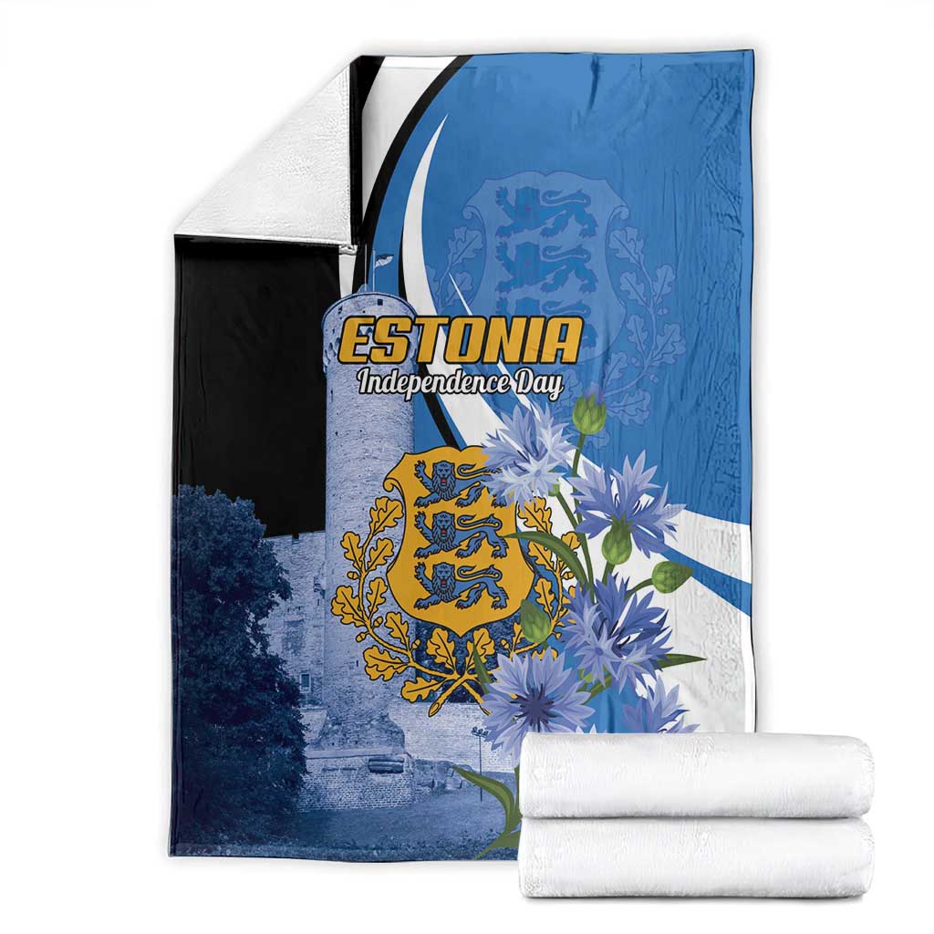 Estonia Independence Day Blanket Pikk Hermann Tower Estonian Pride