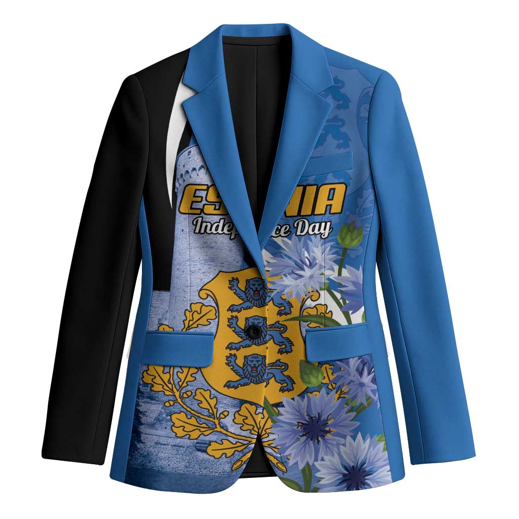 Estonia Independence Day Personalized Blazer Pikk Hermann Tower Estonian Pride
