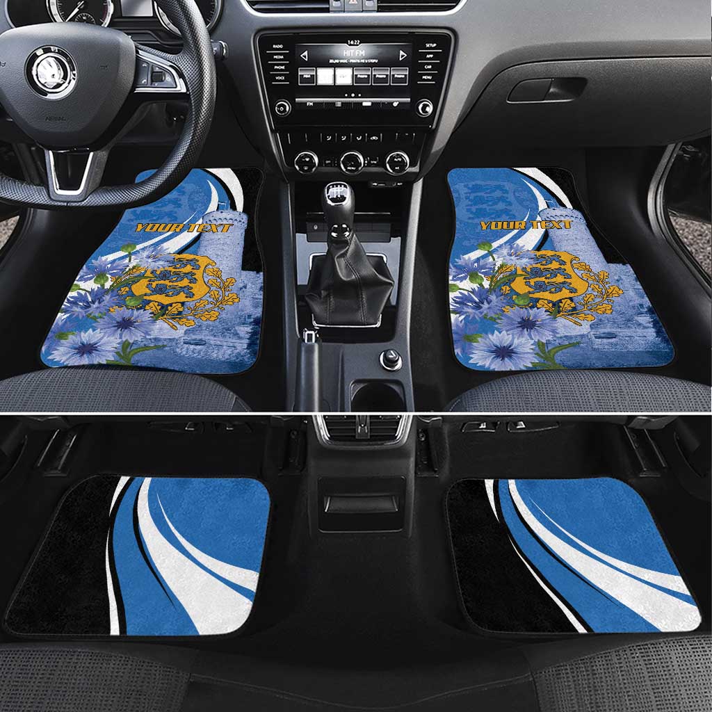 Estonia Independence Day Personalized Car Mats Pikk Hermann Tower Estonian Pride