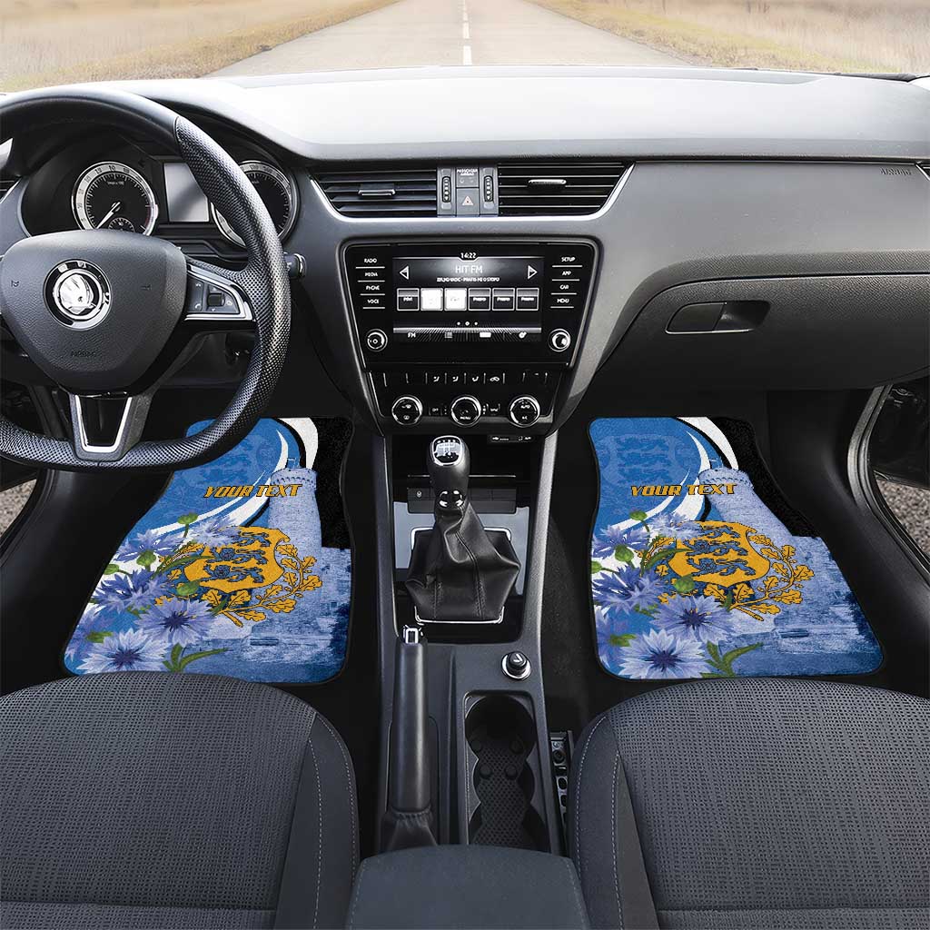 Estonia Independence Day Personalized Car Mats Pikk Hermann Tower Estonian Pride