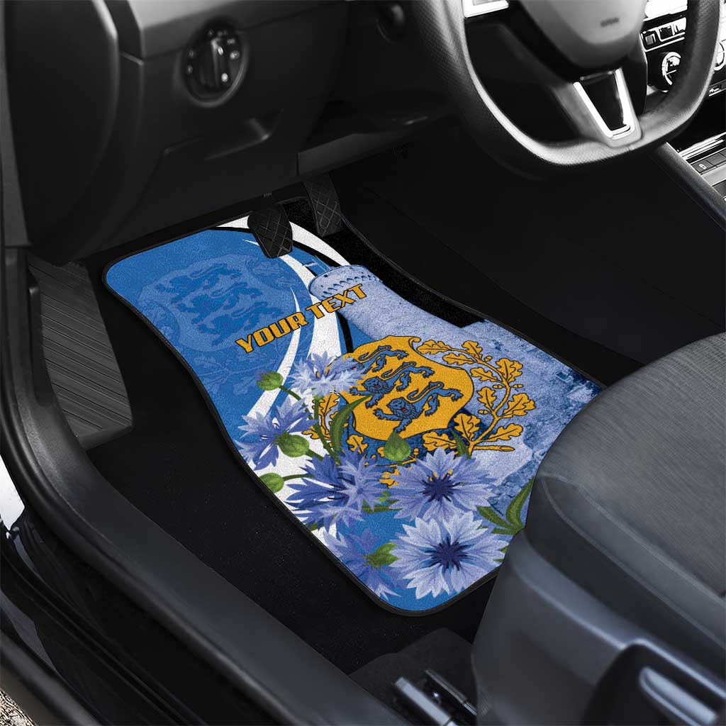 Estonia Independence Day Personalized Car Mats Pikk Hermann Tower Estonian Pride