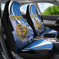 Estonia Independence Day Car Seat Cover Pikk Hermann Tower Estonian Pride