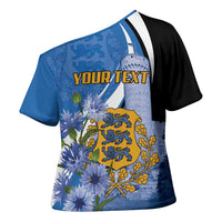 Estonia Independence Day Personalized Cross Shoulder Shirt Pikk Hermann Tower Estonian Pride