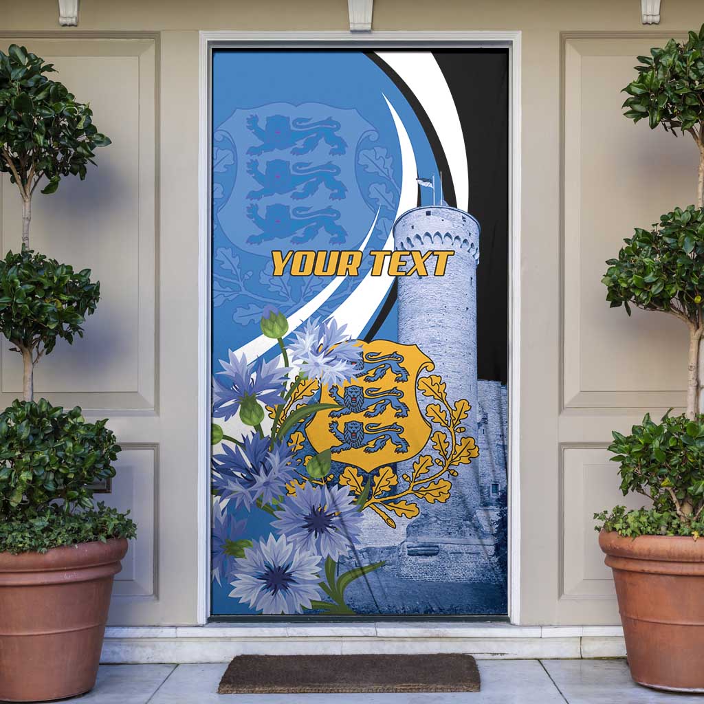 Estonia Independence Day Personalized Door Cover Pikk Hermann Tower Estonian Pride