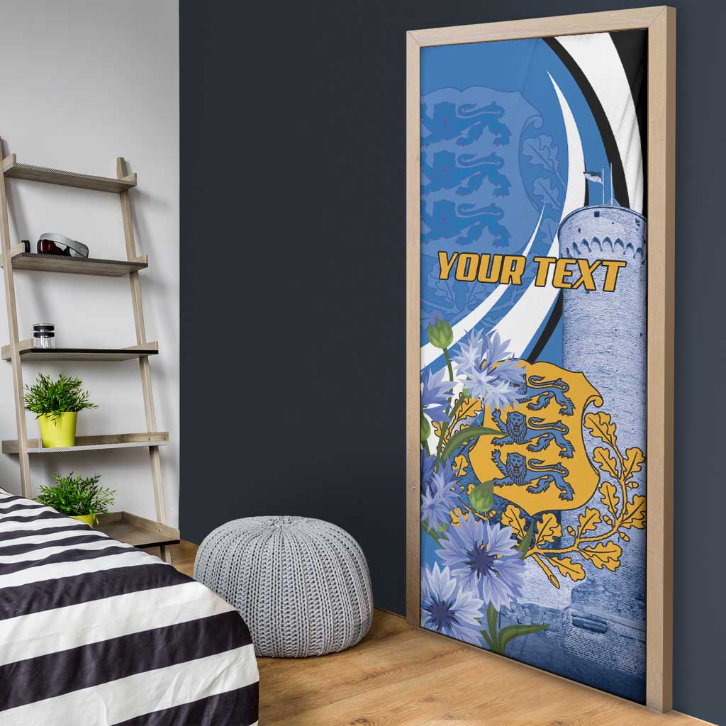 Estonia Independence Day Personalized Door Cover Pikk Hermann Tower Estonian Pride