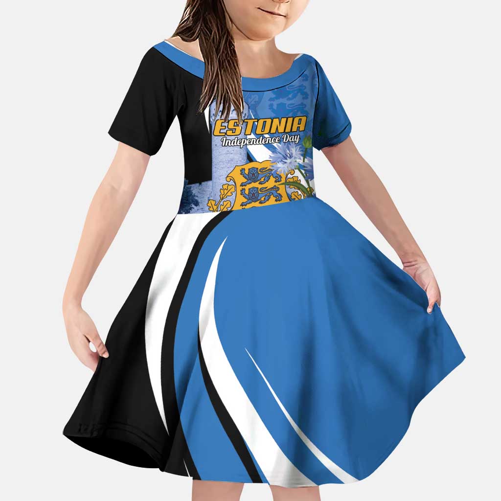Estonia Independence Day Personalized Family Matching Summer Maxi Dress and Hawaiian Shirt Pikk Hermann Tower Estonian Pride