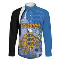 Estonia Independence Day Personalized Family Matching Summer Maxi Dress and Hawaiian Shirt Pikk Hermann Tower Estonian Pride