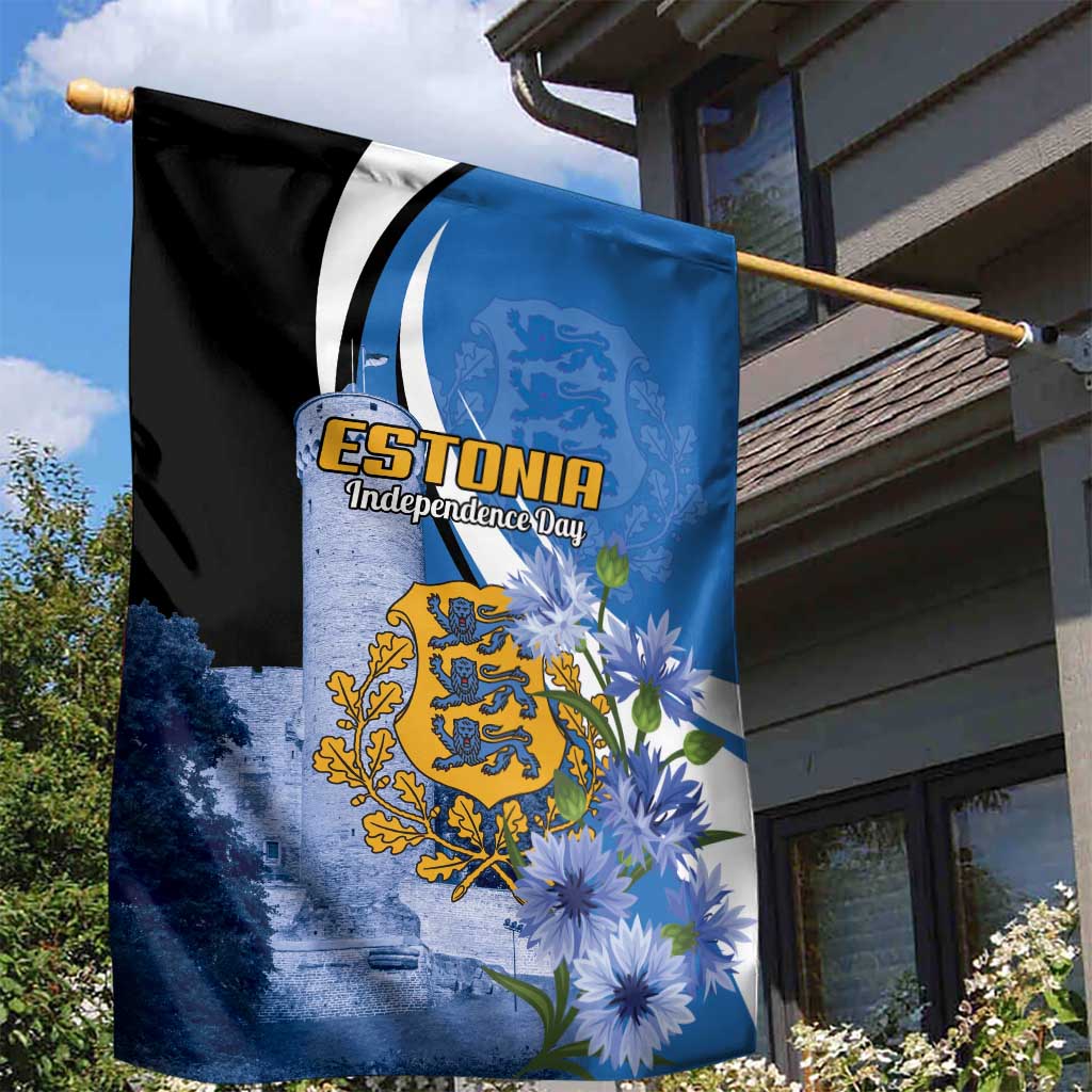 Estonia Independence Day Garden Flag Pikk Hermann Tower Estonian Pride