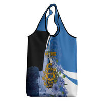 Estonia Independence Day Grocery Bag Pikk Hermann Tower Estonian Pride