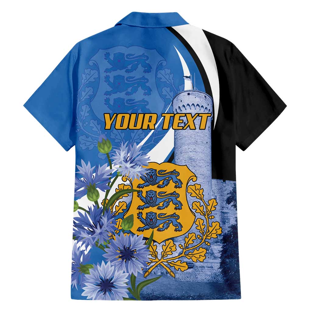 Estonia Independence Day Personalized Hawaiian Shirt Pikk Hermann Tower Estonian Pride