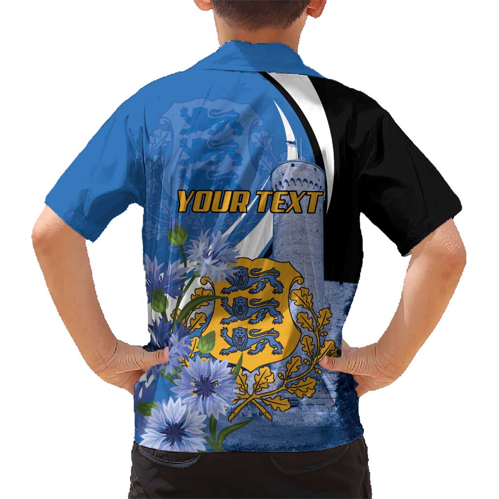 Estonia Independence Day Personalized Hawaiian Shirt Pikk Hermann Tower Estonian Pride
