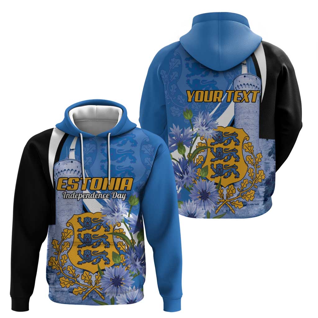 Estonia Independence Day Personalized Hoodie Pikk Hermann Tower Estonian Pride
