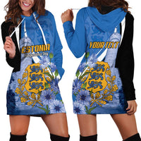 Estonia Independence Day Personalized Hoodie Dress Pikk Hermann Tower Estonian Pride