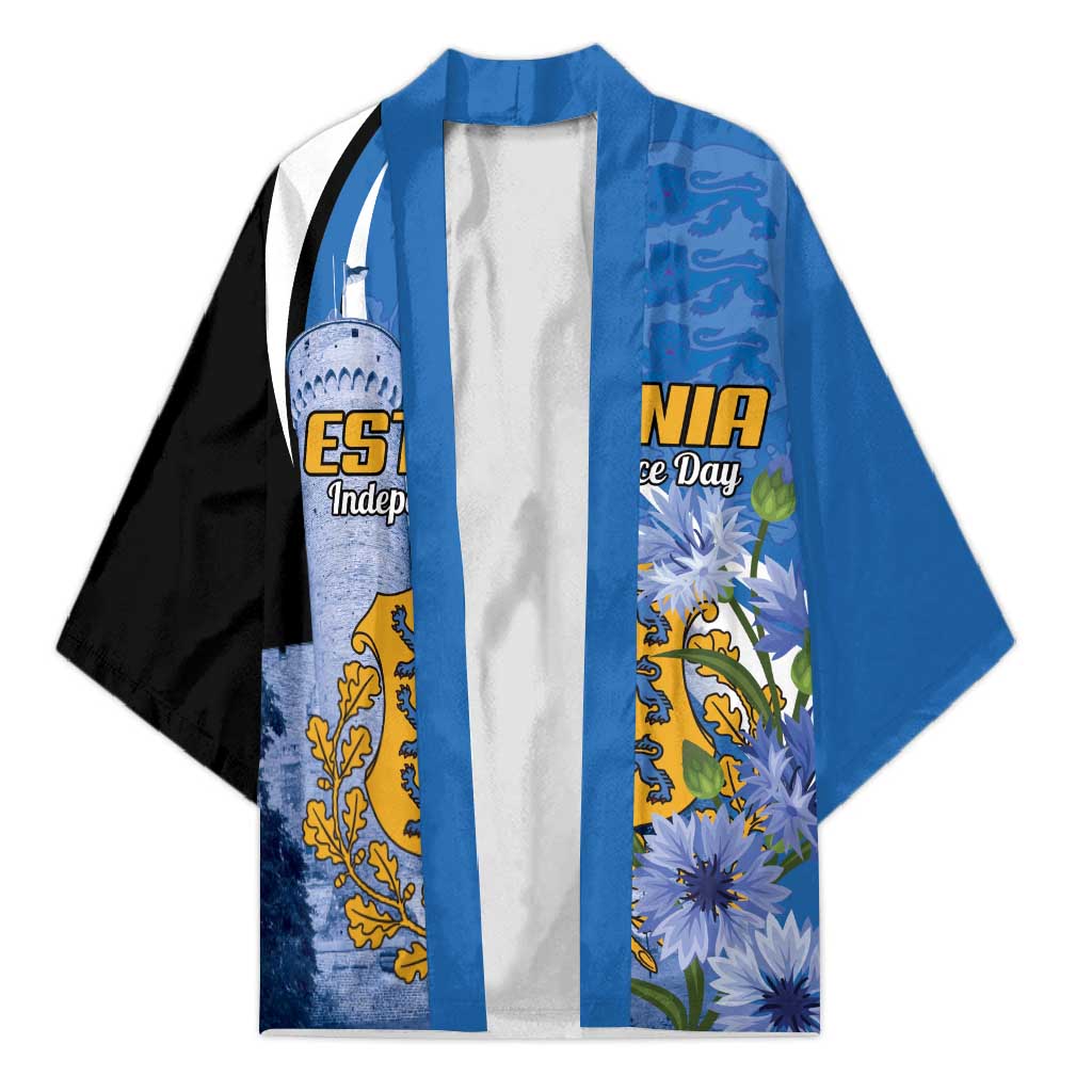 Estonia Independence Day Personalized Kimono Pikk Hermann Tower Estonian Pride