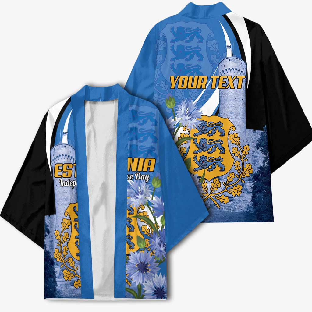 Estonia Independence Day Personalized Kimono Pikk Hermann Tower Estonian Pride