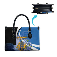 Estonia Independence Day Leather Bag Pikk Hermann Tower Estonian Pride