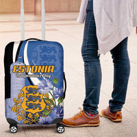 Estonia Independence Day Luggage Cover Pikk Hermann Tower Estonian Pride