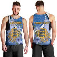 Estonia Independence Day Personalized Men Tank Top Pikk Hermann Tower Estonian Pride