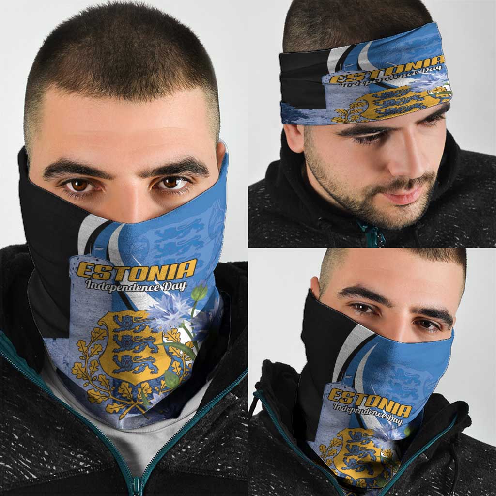 Estonia Independence Day Neck Gaiter Pikk Hermann Tower Estonian Pride