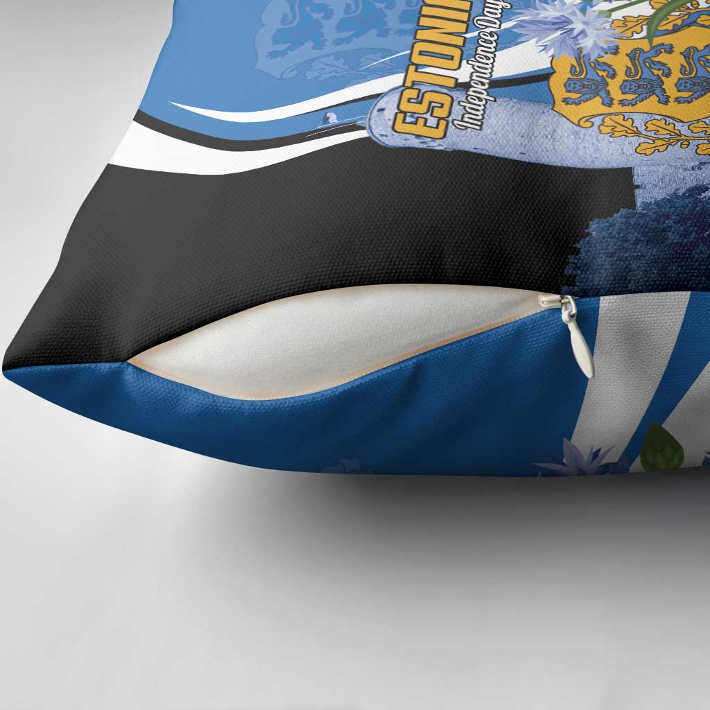Estonia Independence Day Pillow Cover Pikk Hermann Tower Estonian Pride