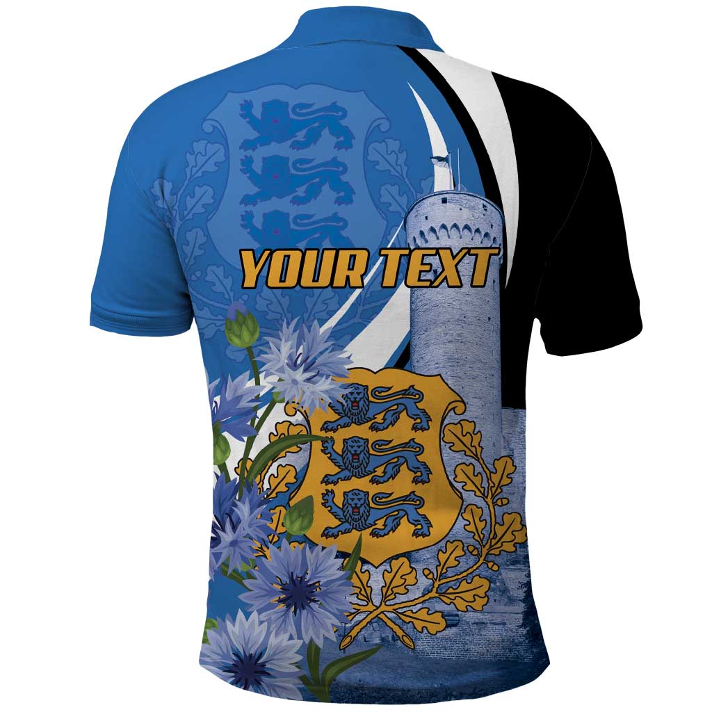 Estonia Independence Day Personalized Polo Shirt Pikk Hermann Tower Estonian Pride