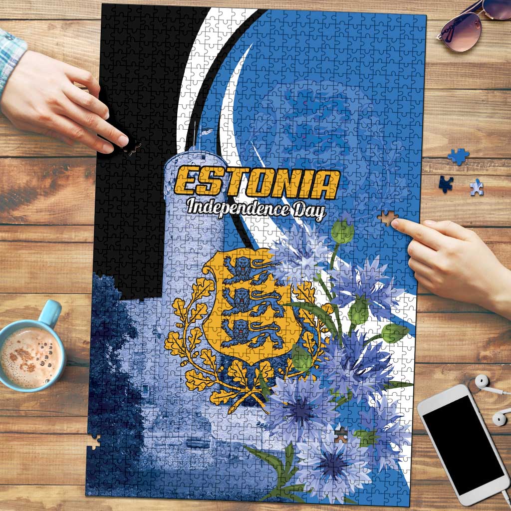 Estonia Independence Day Puzzle Pikk Hermann Tower Estonian Pride