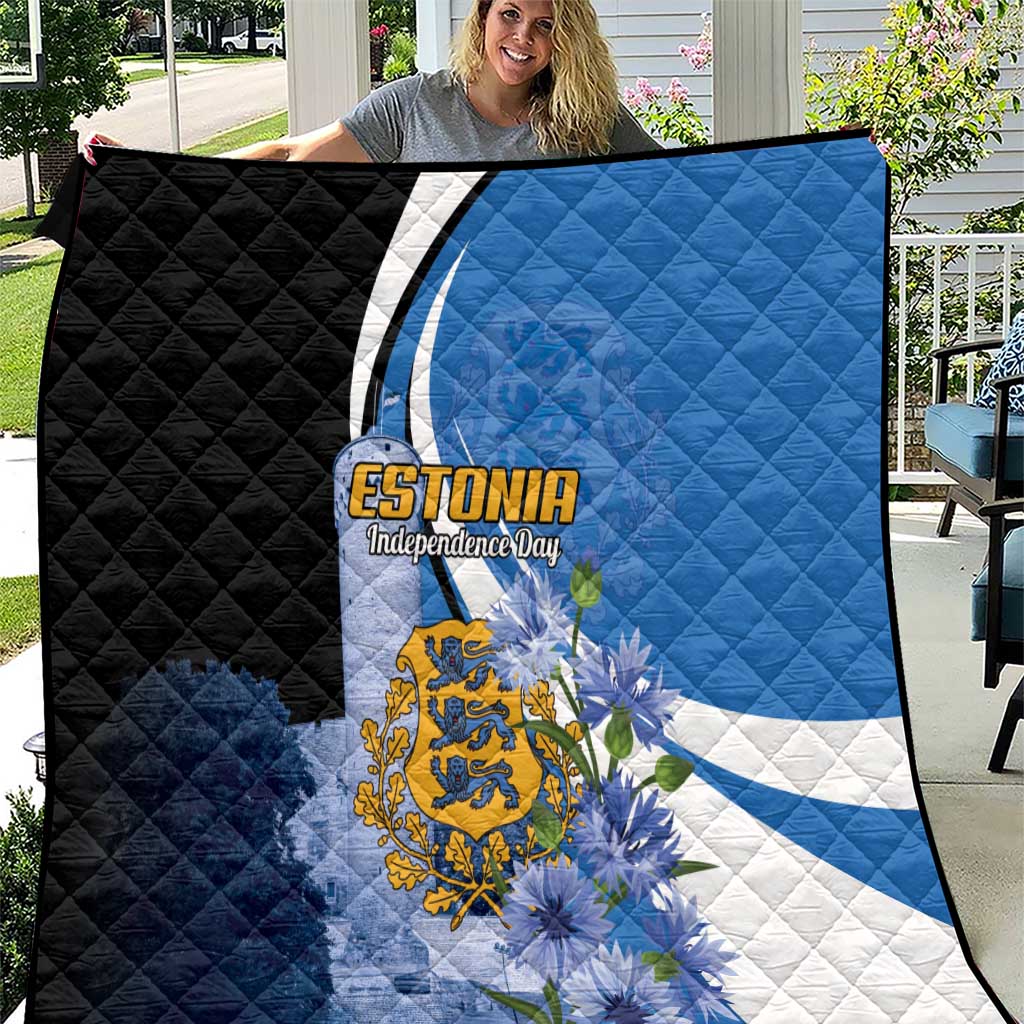 Estonia Independence Day Quilt Pikk Hermann Tower Estonian Pride