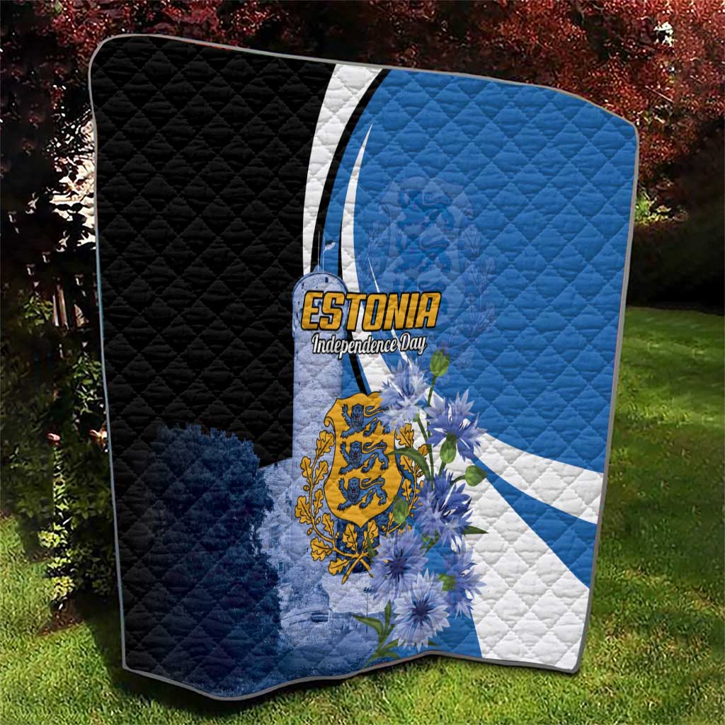 Estonia Independence Day Quilt Pikk Hermann Tower Estonian Pride