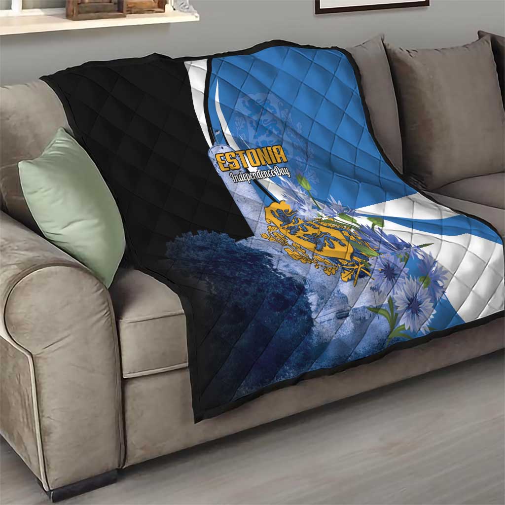 Estonia Independence Day Quilt Pikk Hermann Tower Estonian Pride