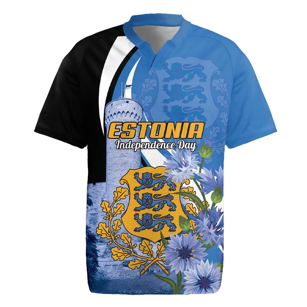 Estonia Independence Day Personalized Rugby Jersey Pikk Hermann Tower Estonian Pride