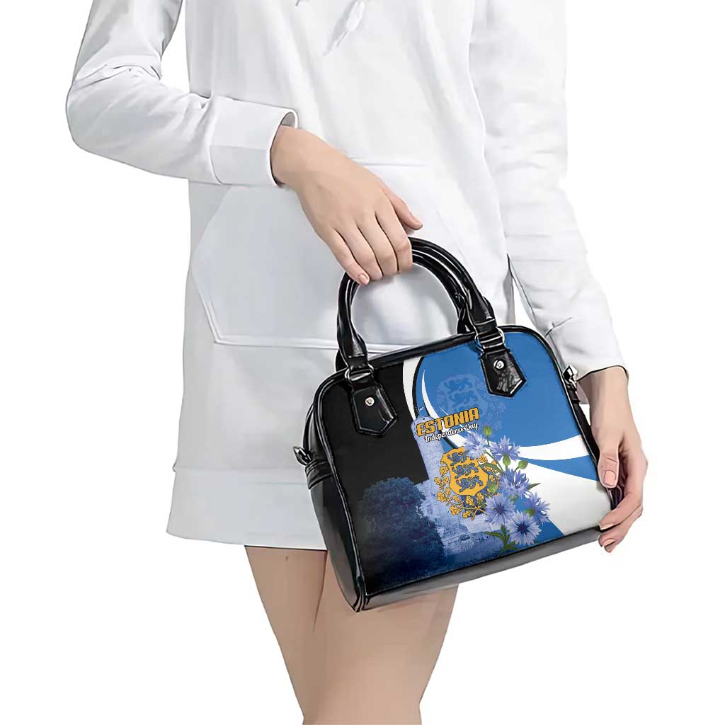 Estonia Independence Day Shoulder Handbag Pikk Hermann Tower Estonian Pride