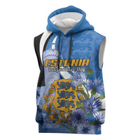 Estonia Independence Day Personalized Sleeveless Hoodie Pikk Hermann Tower Estonian Pride