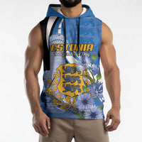 Estonia Independence Day Personalized Sleeveless Hoodie Pikk Hermann Tower Estonian Pride
