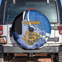 Estonia Independence Day Spare Tire Cover Pikk Hermann Tower Estonian Pride