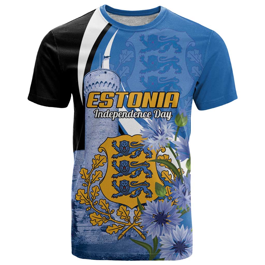 Estonia Independence Day Personalized T Shirt Pikk Hermann Tower Estonian Pride