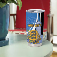 Estonia Independence Day Personalized Tumbler Cup Pikk Hermann Tower Estonian Pride