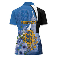 Estonia Independence Day Personalized Women Polo Shirt Pikk Hermann Tower Estonian Pride